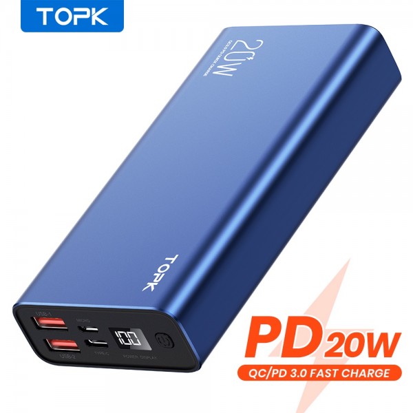 Pin sạc dự phòng TOPK I2006P 20000mAh