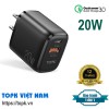 Cốc Sạc, Củ Sạc Nhanh TOPK 20W QC3.0 1 Cổng B210P