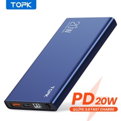 Pin Sạc dự phòng TOPK 10000mAh PD 20W