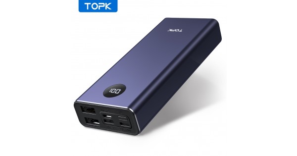 Pin Sạc Dự Phòng TOPK I1008C 10000mAh Vỏ Kim Loại